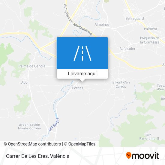 Mapa Carrer De Les Eres