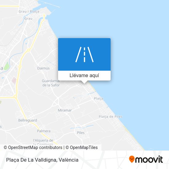 Mapa Plaça De La Valldigna