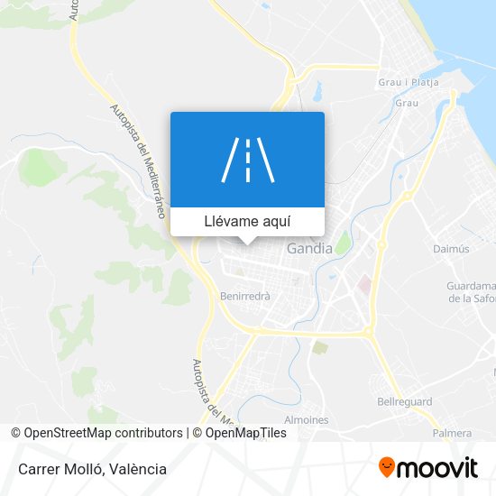 Mapa Carrer Molló