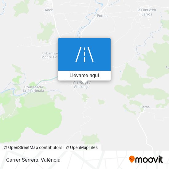 Mapa Carrer Serrera