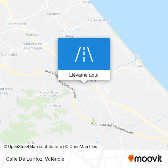 Mapa Calle De La Hoz