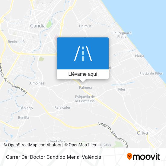 Mapa Carrer Del Doctor Candido Mena
