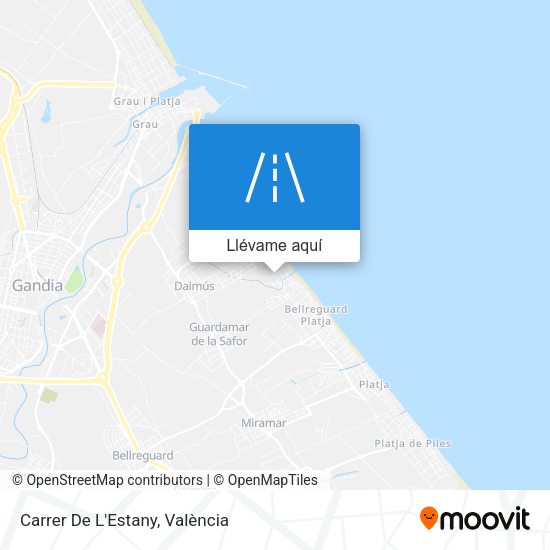 Mapa Carrer De L'Estany