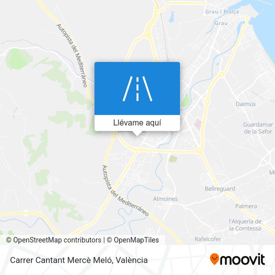 Mapa Carrer Cantant Mercè Meló