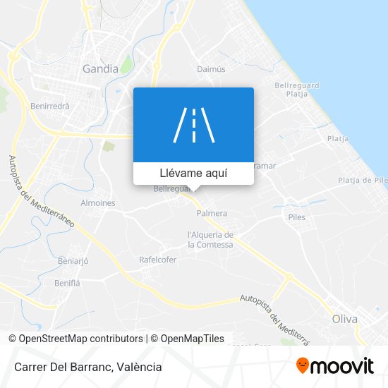 Mapa Carrer Del Barranc