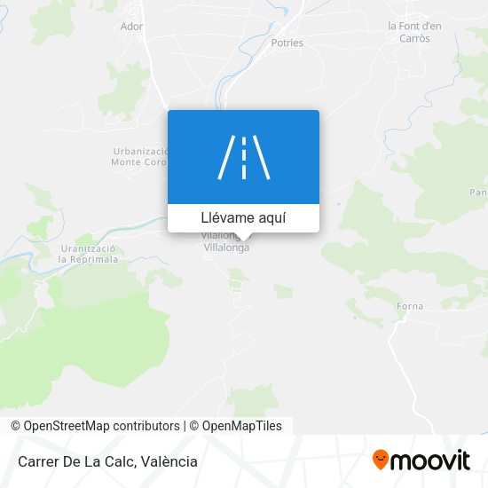 Mapa Carrer De La Calc