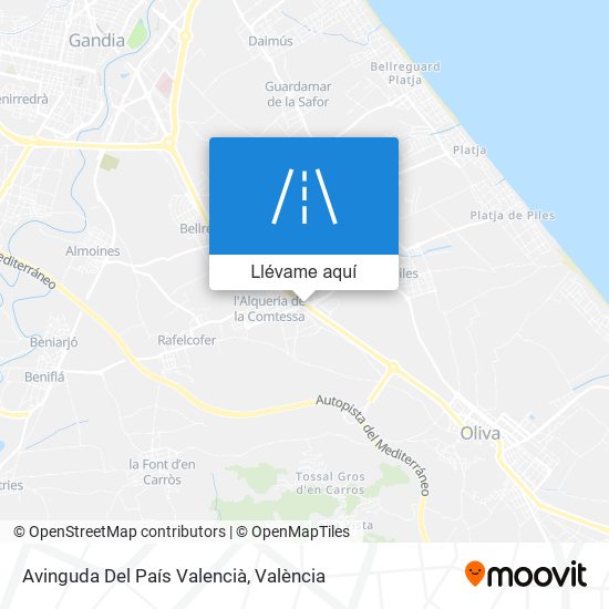 Mapa Avinguda Del País Valencià