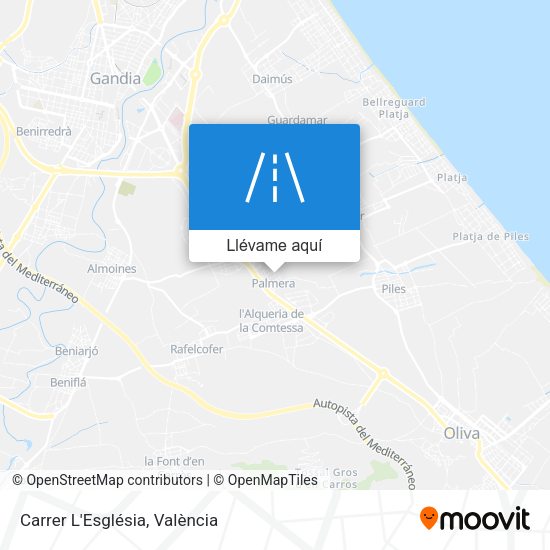 Mapa Carrer L'Església