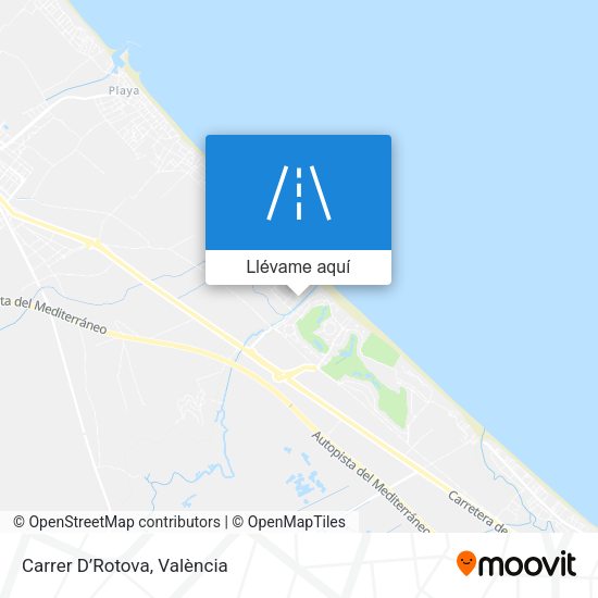 Mapa Carrer D’Rotova