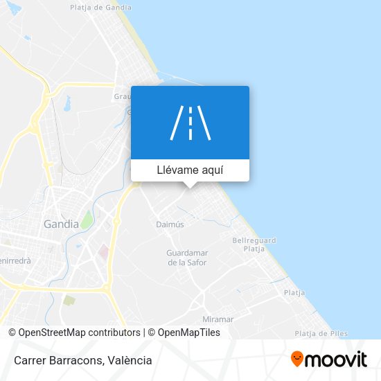 Mapa Carrer Barracons