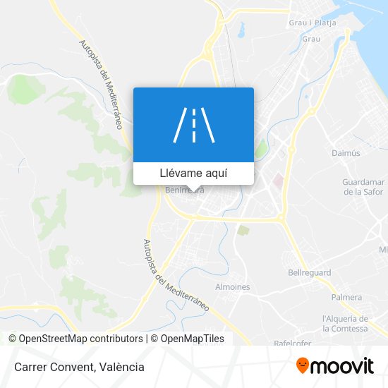 Mapa Carrer Convent