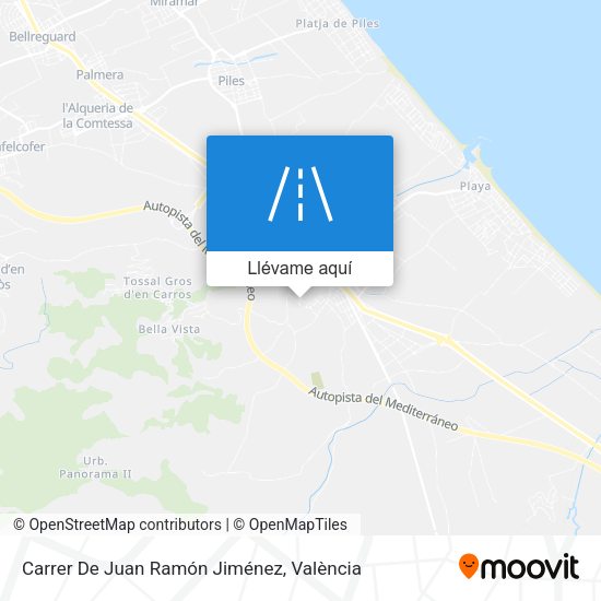 Mapa Carrer De Juan Ramón Jiménez