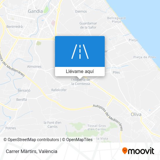 Mapa Carrer Màrtirs