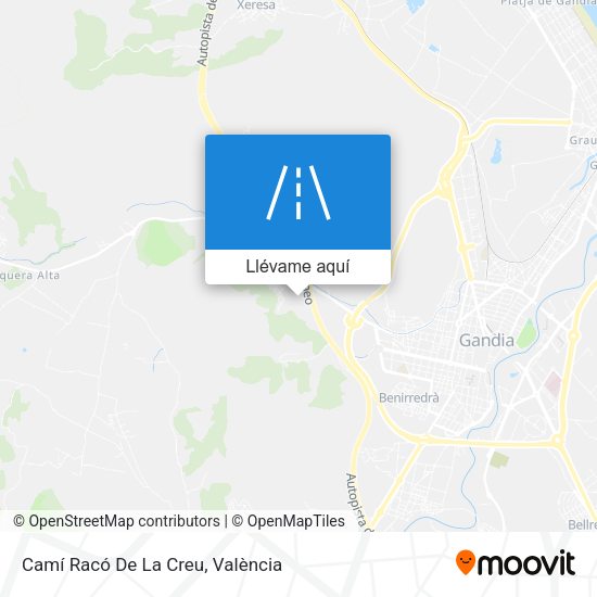 Mapa Camí Racó De La Creu