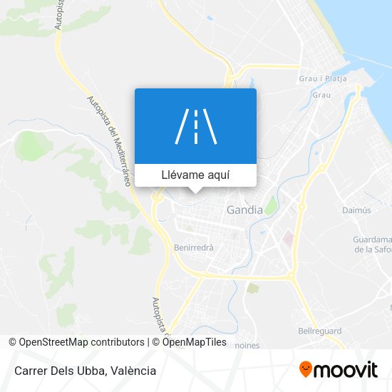 Mapa Carrer Dels Ubba
