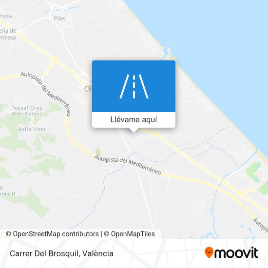 Mapa Carrer Del Brosquil