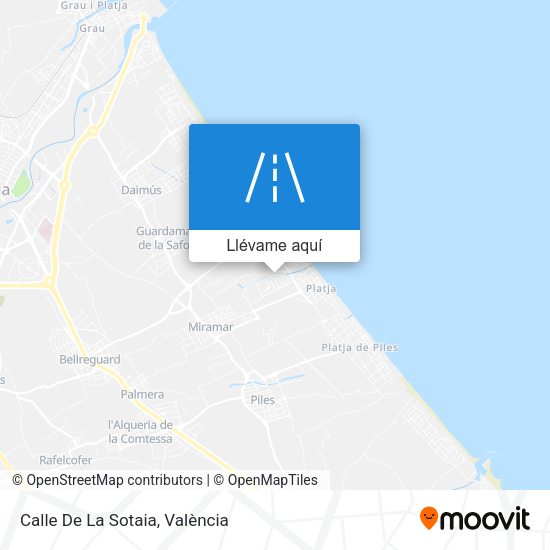 Mapa Calle De La Sotaia