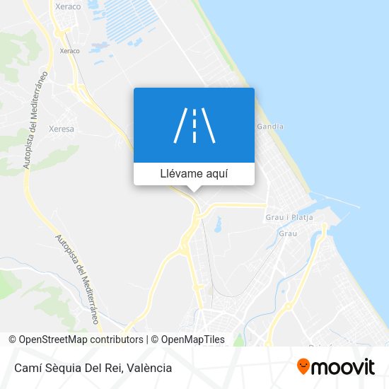 Mapa Camí Sèquia Del Rei