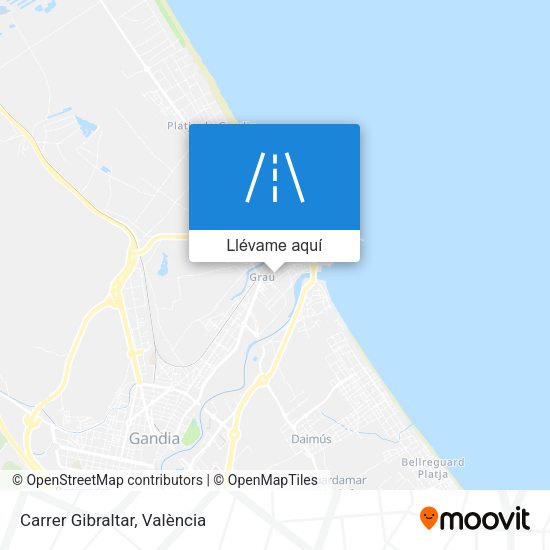 Mapa Carrer Gibraltar