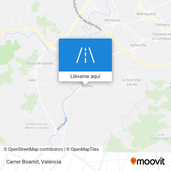 Mapa Carrer Boamit
