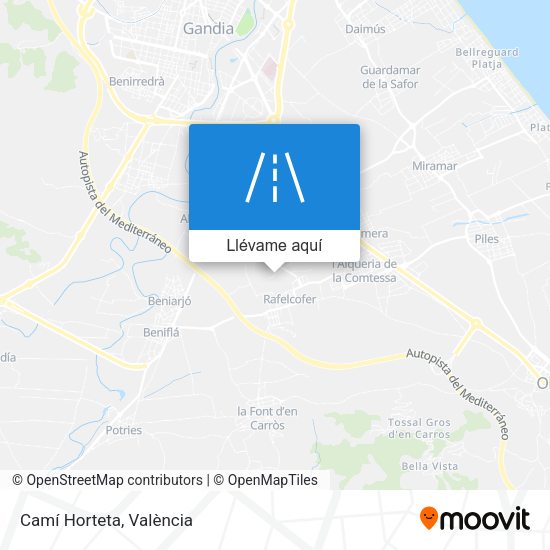 Mapa Camí Horteta