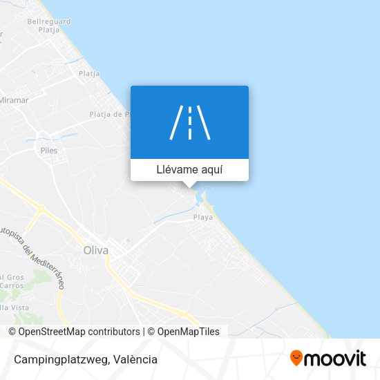 Mapa Campingplatzweg