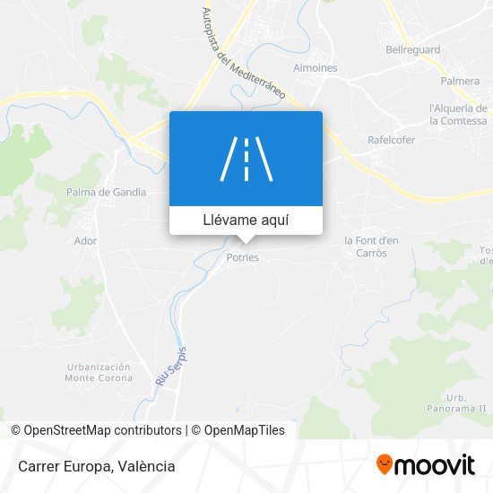 Mapa Carrer Europa