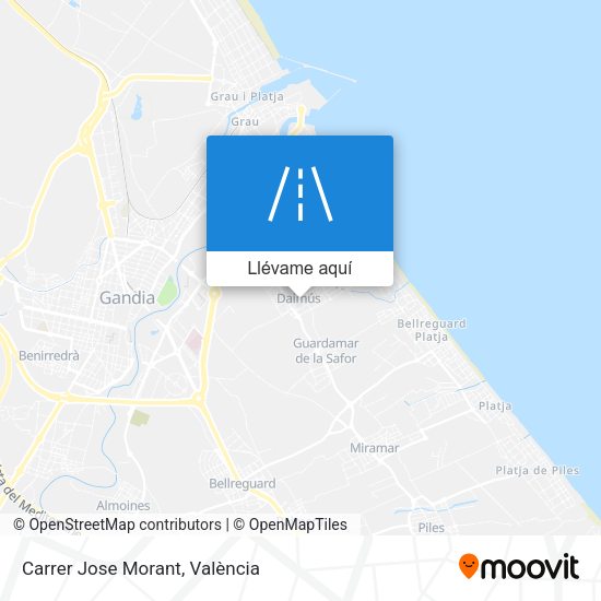 Mapa Carrer Jose Morant
