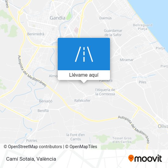 Mapa Camí Sotaia