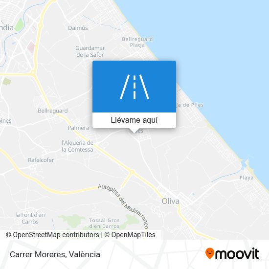 Mapa Carrer Moreres