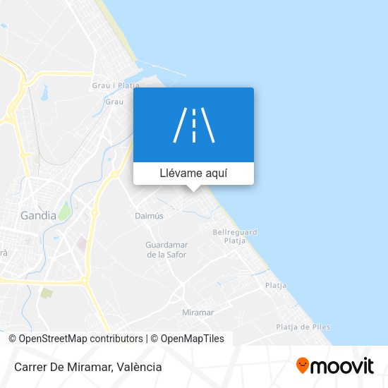 Mapa Carrer De Miramar