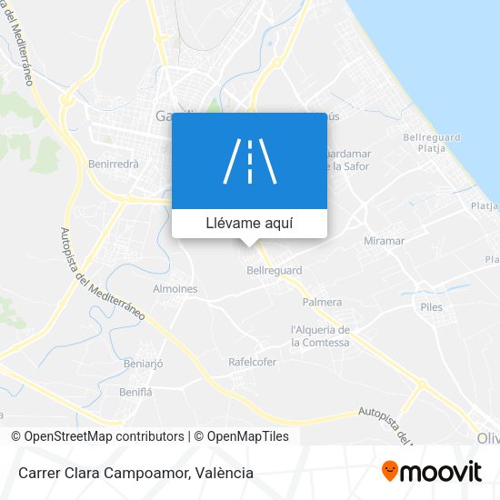 Mapa Carrer Clara Campoamor