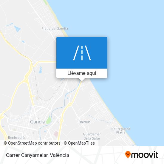 Mapa Carrer Canyamelar