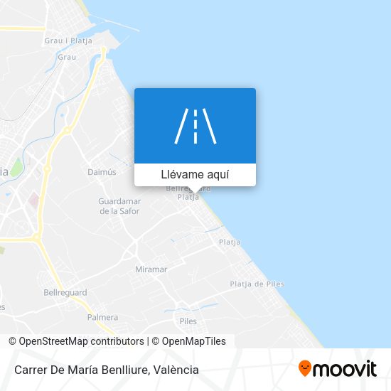 Mapa Carrer De María Benlliure