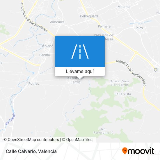 Mapa Calle Calvario