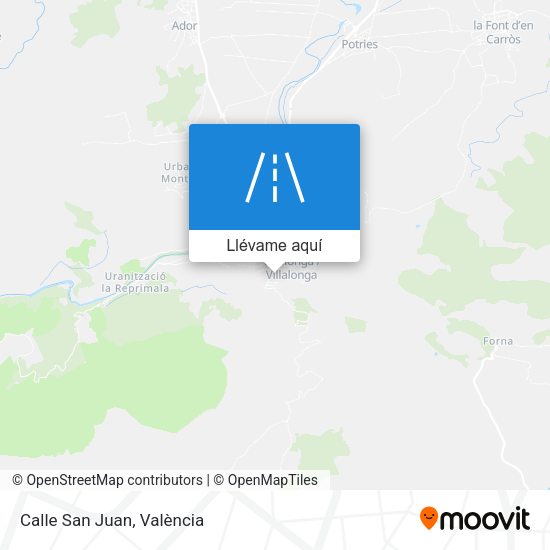 Mapa Calle San Juan
