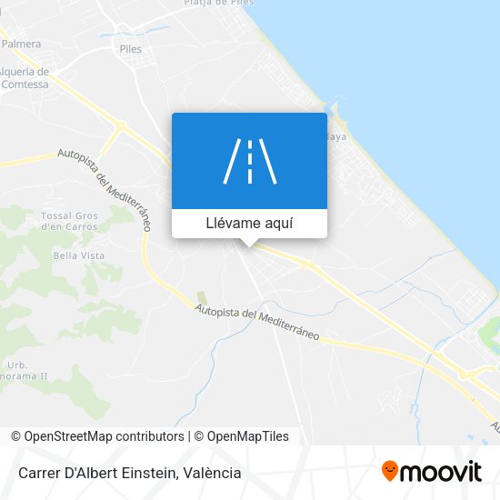 Mapa Carrer D'Albert Einstein