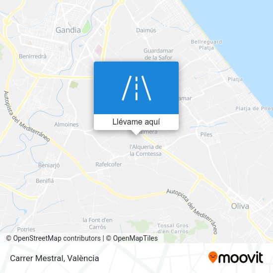 Mapa Carrer Mestral