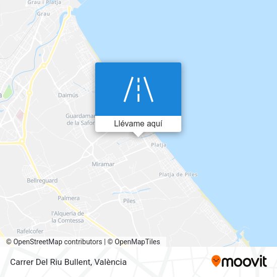 Mapa Carrer Del Riu Bullent