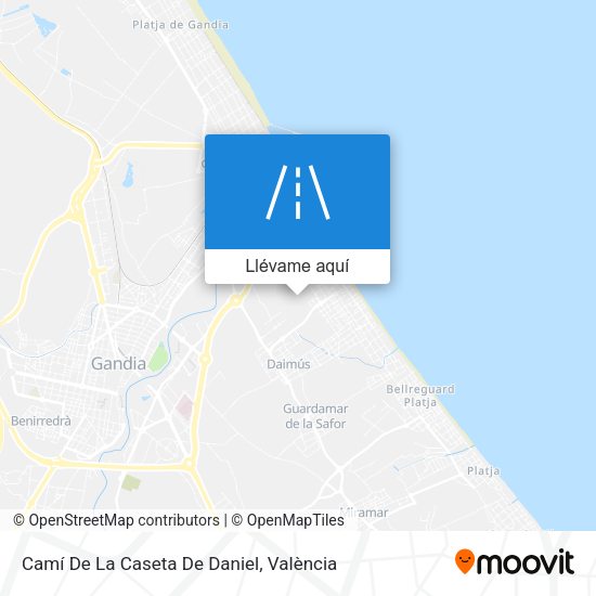Mapa Camí De La Caseta De Daniel