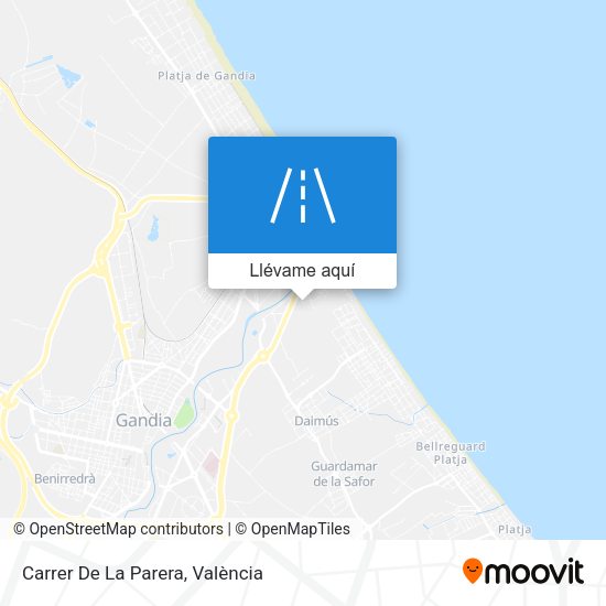 Mapa Carrer De La Parera