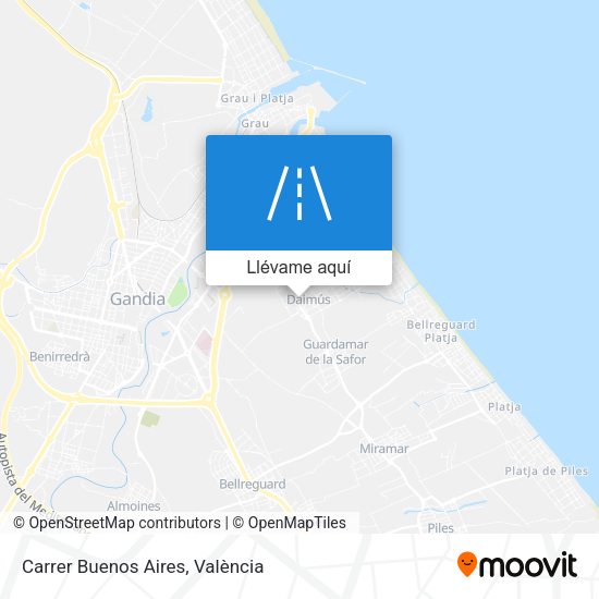 Mapa Carrer Buenos Aires