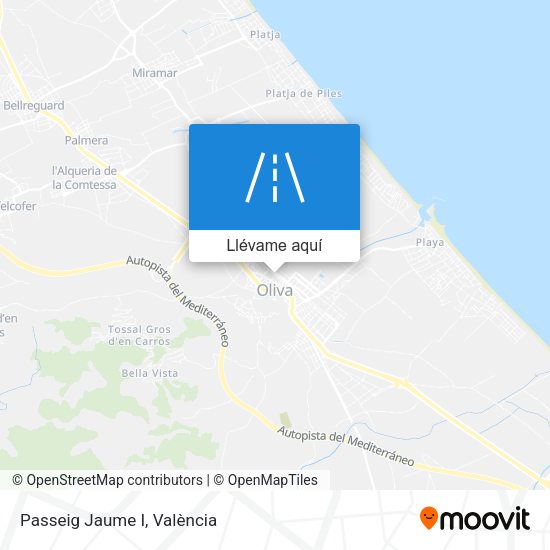 Mapa Passeig Jaume I