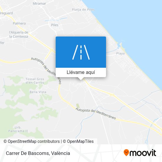 Mapa Carrer De Bascoms