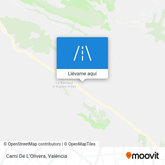 Mapa Camí De L'Olivera