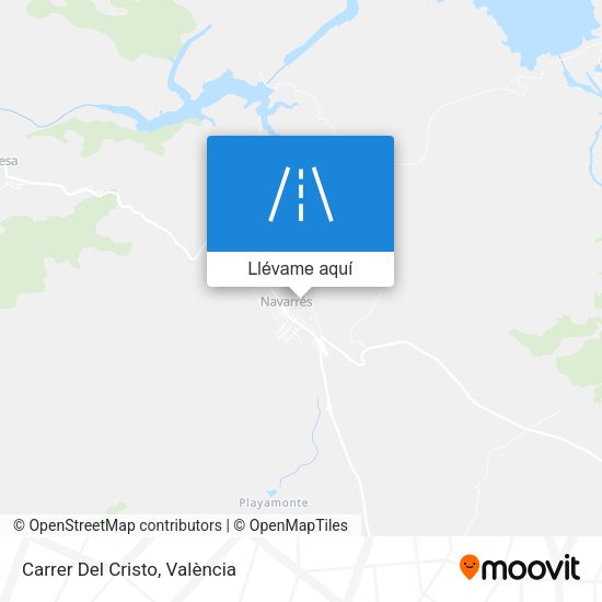Mapa Carrer Del Cristo