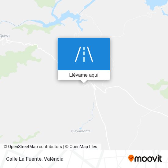 Mapa Calle La Fuente