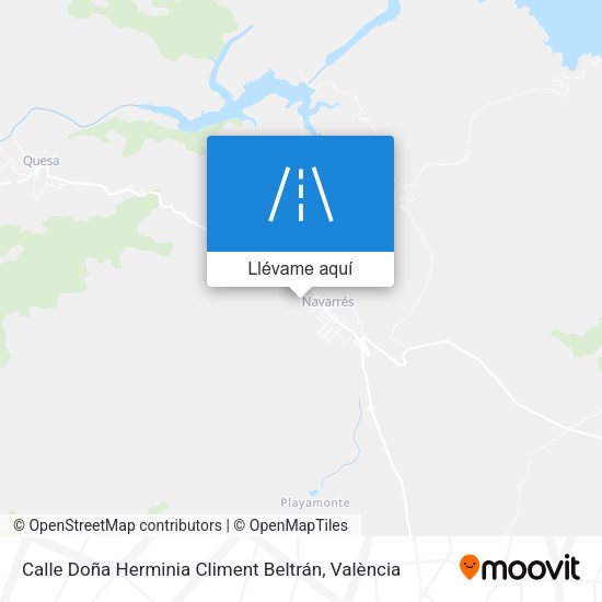 Mapa Calle Doña Herminia Climent Beltrán