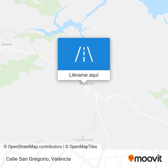 Mapa Calle San Gregorio