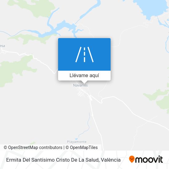 Mapa Ermita Del Santísimo Cristo De La Salud